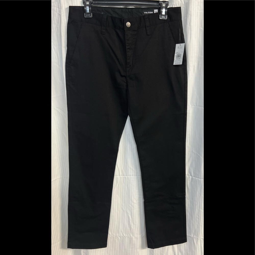 Volcom Black Chino Pants